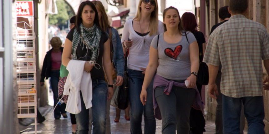 Djir po gradu, 7. svibnja 2009., mladi, djevojke