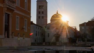 Izlazak sunca nad Benediktinskim samostanom sv. Marije