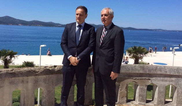 Ministar turizma Antun Kliman i župan Stipe Zrilić