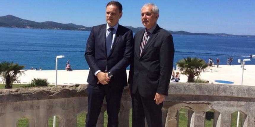 Ministar turizma Antun Kliman i župan Stipe Zrilić