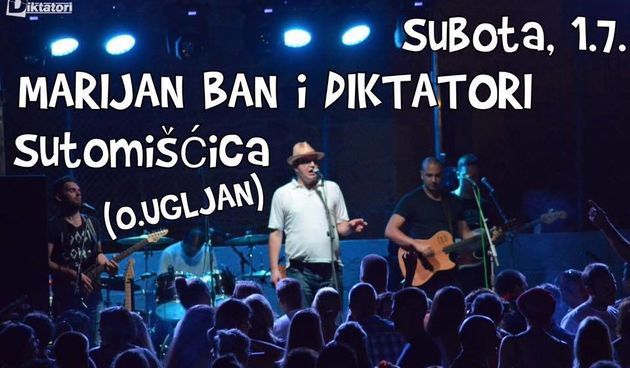 Marijan Bani i Diktatori u subotu u Sutomišćici