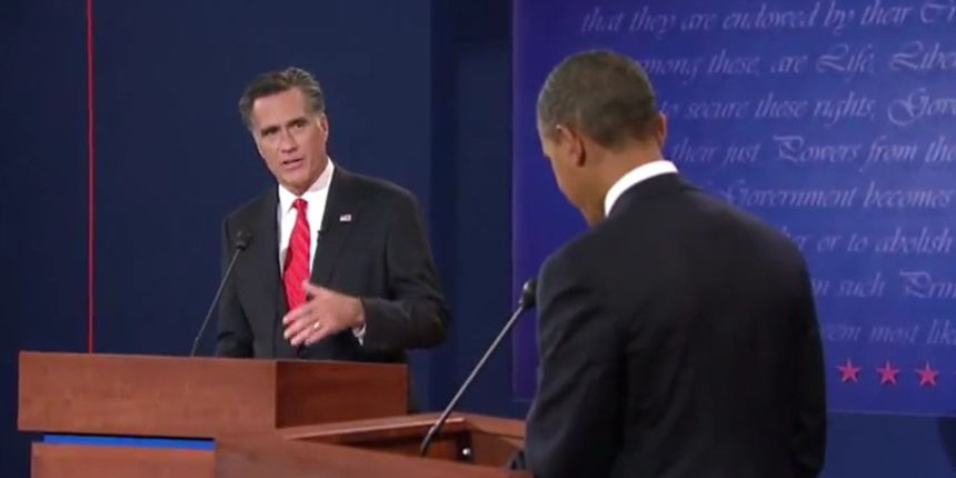 Obama i Romney, screenshot
