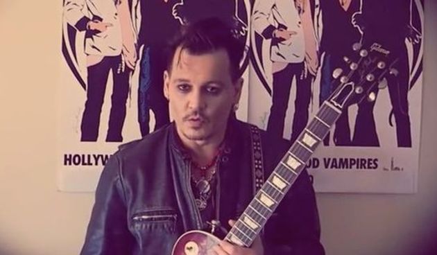 Johnny Depp na pozornici The Comedy Store kluba, Screenshot: YouTube