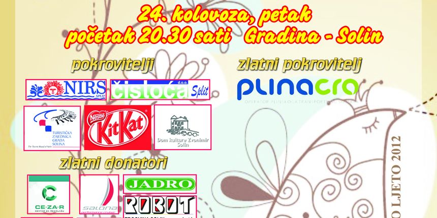 24. kolovoza se održava 4. Dječji festival “Glas Solina” 24. kolovoza se održava 4. Dječji festival “Glas Solina”