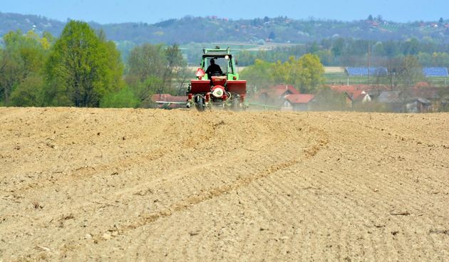 poljoprivreda, sjetva, polje, traktor