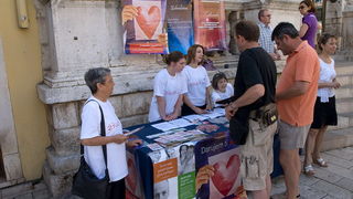 Akcija “Zivot na dar” na Narodnom trgu