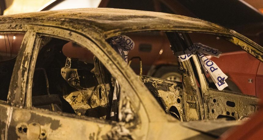 Trnovec – zapaljen automobil Trnovec – zapaljen automobil