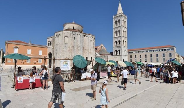 Sajam “Proizvodi hrvatskog sela” na zadarskom Forumu. Foto: Dino Stanin/PIXSELL