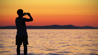 Suton na zadarskoj rivi 15. rujna 2011. (foto:Saša Čuka)