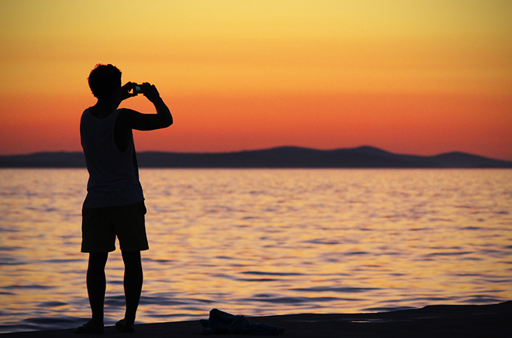 Suton na zadarskoj rivi 15. rujna 2011. (foto:Saša Čuka)