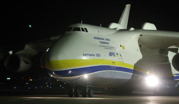 Antonov 225 u zagrebačkoj zračnoj luci Pleso, Foto: Borna Filić/PIXSELL