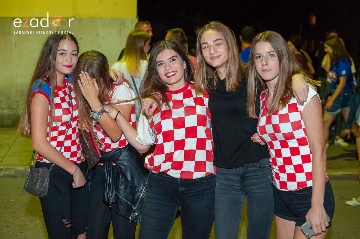 Zadar je gorio: Velika fešta nakon plasmana Vatrenih u finale Svjetskog prvenstva