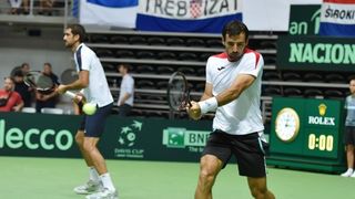 Davis Cup: Ivan Dodig/Marin Čilić – Nicolas Mahut/Pierre-Hugues Herbert 3-1. Photo. Hrvoje Jelavić/PIXSELL