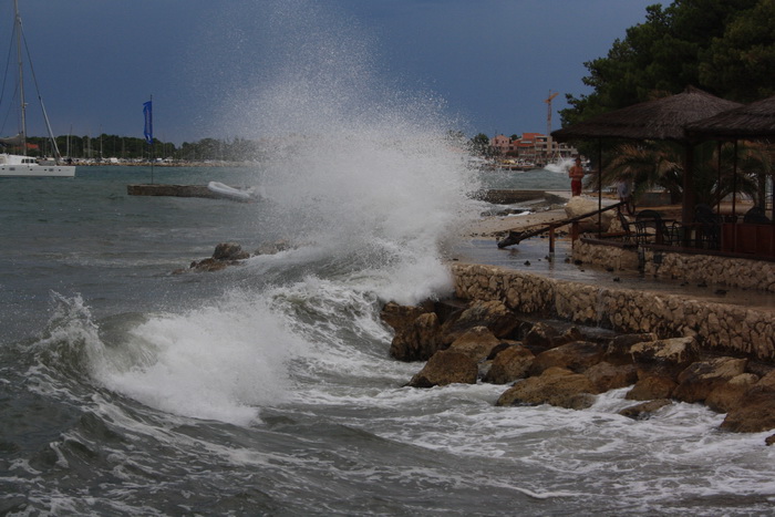 Tramontana u Zadru 26. kolovoza 2012.