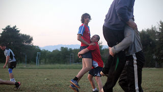 Trening zadarskih ragbijaša u Zemuniku (foto:Saša Čuka)
