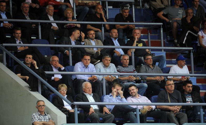 KC Drazen Petrovic, Zagreb – A1 Liga za prvaka, prva utakmica finala doigravanja. KK Cibona – KK Zadar. Photo: Danijel Kasap/PIXSELL KC Drazen Petrovic, Zagreb – A1 Liga za prvaka, prva utakmica finala doigravanja. KK Cibona – KK Zadar. Photo: Danijel Kasap/PIXSELL