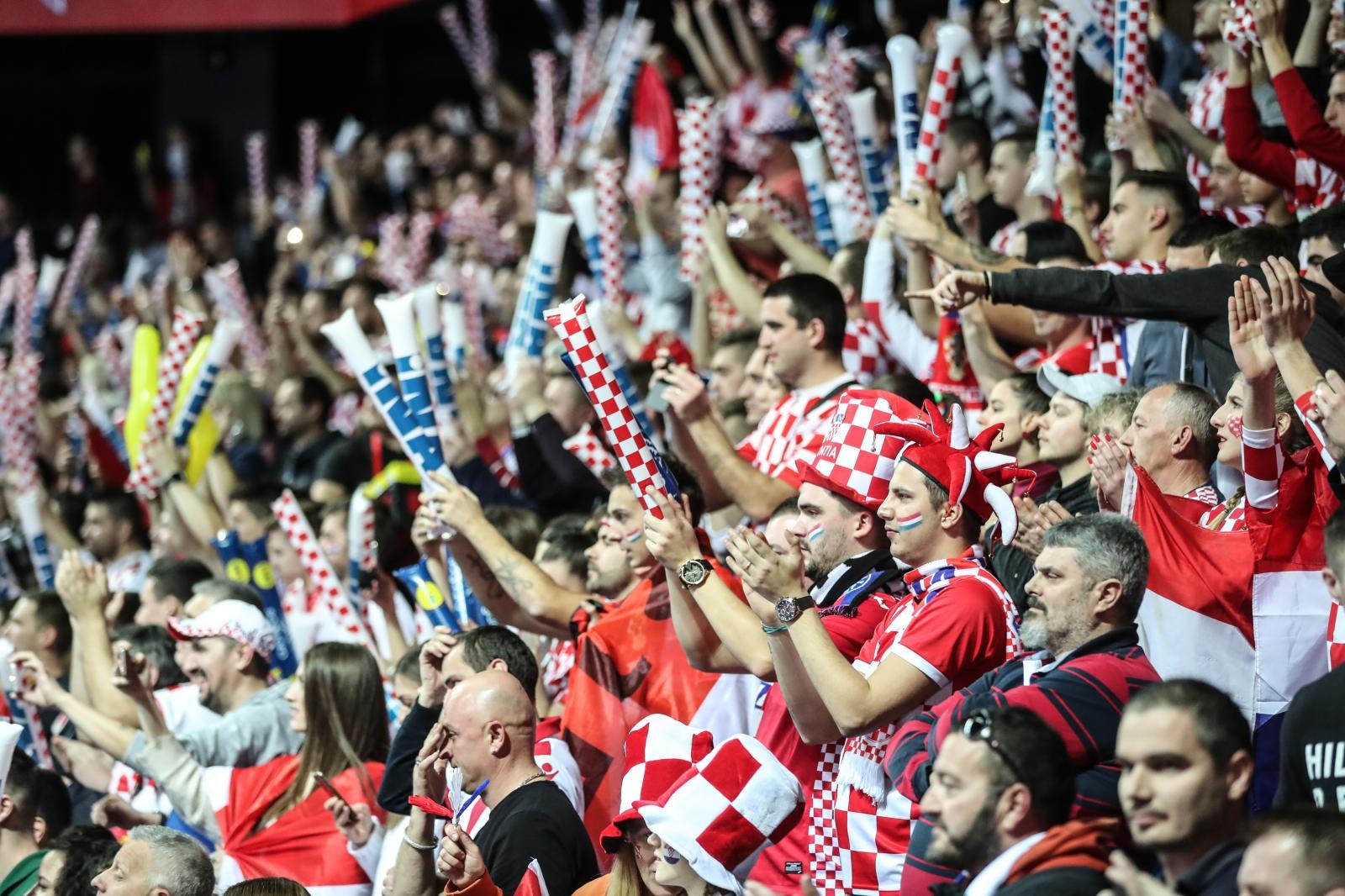 Spaladium Arena, Split – Europsko rukometno prvenstvo, skupina A, 1. kolo, Hrvatska – Srbija. Spaladium Arena, Split – Europsko rukometno prvenstvo, skupina A, 1. kolo, Hrvatska – Srbija.