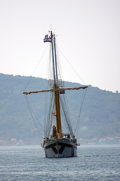 Uplovljavanje školskog broda “Kraljica mora” (Foto:Saša Čuka)