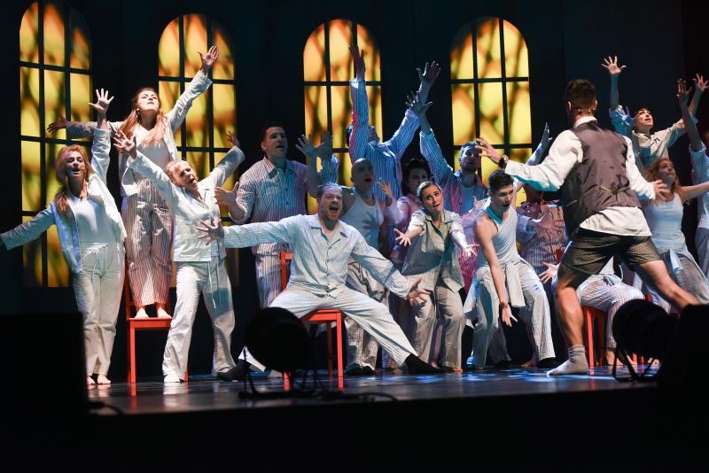 U Velikoj dvorani Vatroslava Lisinskog odrzana je premijera mjuzikla Pacijenti. Libreto je napisao Miro Gavran, glazbu Tonci Huljic, tekstove Vjekoslava Huljic, Igor Weidlich je dramaturg, a reziser mjuzikla je Igor Barberic. Photo: Davor Visnjic/PIXSELL U Velikoj dvorani Vatroslava Lisinskog odrzana je premijera mjuzikla Pacijenti. Libreto je napisao Miro Gavran, glazbu Tonci Huljic, tekstove Vjekoslava Huljic, Igor Weidlich je dramaturg, a reziser mjuzikla je Igor Barberic. Photo: Davor Visnjic/PIXSELL