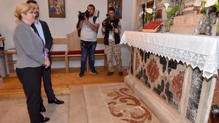 Predsjednica Grabar Kitarović posjetila otok Ist. Foto: Dino Stanin/PIXSELL