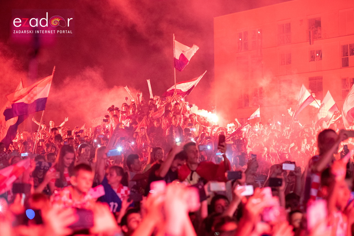 Veličanstven doček četvorice zadarskih Vatrenih Veličanstven doček četvorice zadarskih Vatrenih