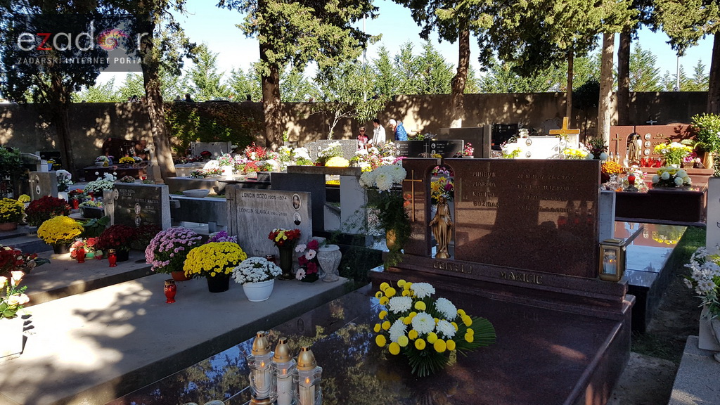 Blagdan Svih svetih na zadarskim grobljima