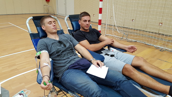 U organizaciji sekcije HZSN Zadar u dvorani 1 SC Višnjik održana je akcija dobrovoljnog darivanja krvi na kojoj je prikupljeno 25 doza tekućine koja život znači. Foto: Mladen Malik