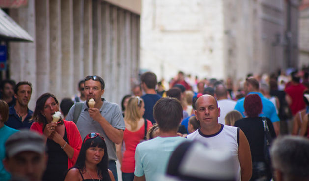 Đir po gradu 4. srpnja 2011., turisti, ulica, ljudi  (foto:Saša Čuka)