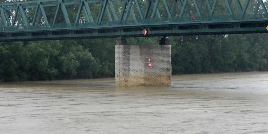 Vodni val, poplava, vodostaj, Photo: Ivica Galovic/PIXSELL
