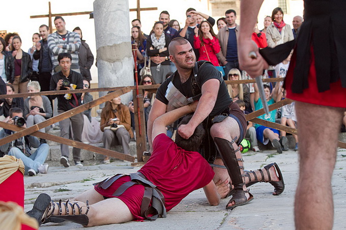 Antički dani 2012: Bakanalije na Forumu, foto: L. Banić