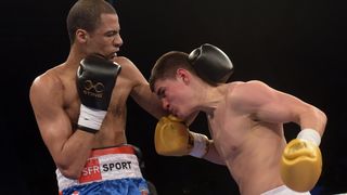 Svjetska boksacka liga, grupa B C1, kategorija 64 kg, Petar Cetinic (Croatian Knights) – Hassan Amzile (France Fighting Roosters).