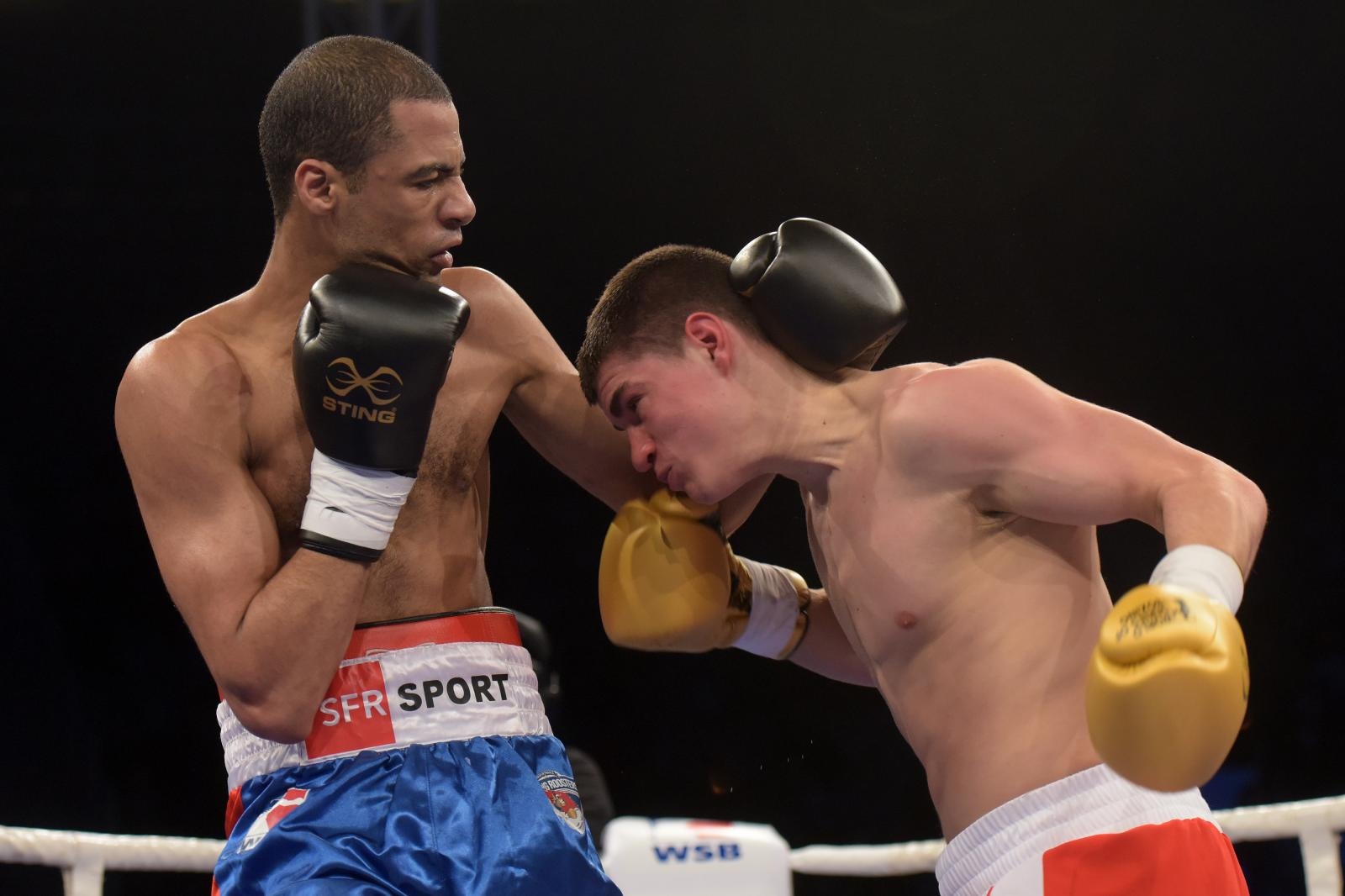 Svjetska boksacka liga, grupa B C1, kategorija 64 kg, Petar Cetinic (Croatian Knights) – Hassan Amzile (France Fighting Roosters).