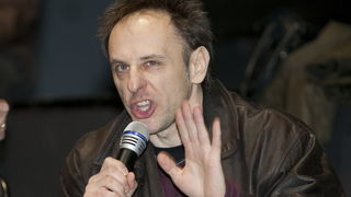 Split, 190313.
MKC Split. 
Poceo je sedmi Pricigin, splitski festival pricanja prica. 
Dodjela cetvrte PriceSTI,  nagrade za najbolju javnu pricu 2012. godine.
Na fotografiji: Marinko Kosces.
Foto: Vojko Basic / CROPIX