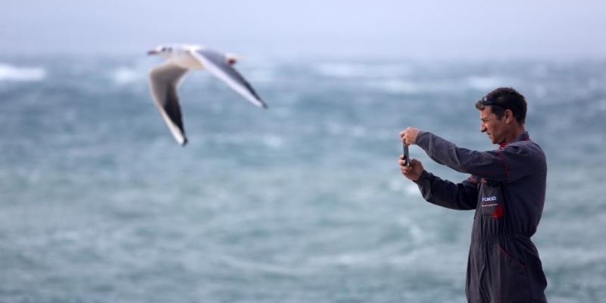 Zadar: Surferi uživaju u valovima koje je prouzročilo snažno jugo, Photo: Filip Brala/PIXSELL Zadar: Surferi uživaju u valovima koje je prouzročilo snažno jugo, Photo: Filip Brala/PIXSELL