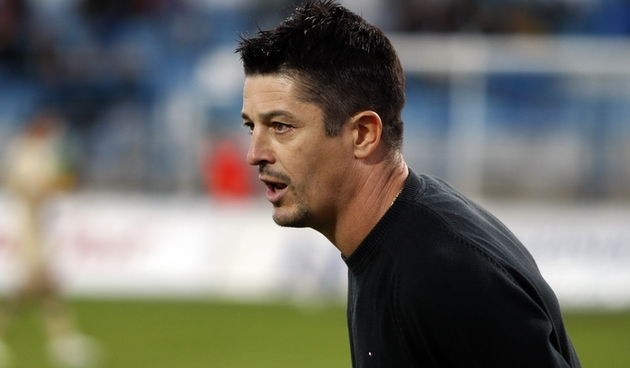 Zadar, 141011.Stadion Stanovi. Nogometna utakmica 11. kola prve HNL, Zadar – Dinamo. Na fotografiji: Dalibor Zebic trener NK Zadra.Foto: Jure Miskovic / CROPIX