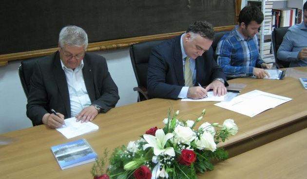 Potpisan ugovor o katastarskoj izmjeri Općine Kali, Duško Vidov i dr Danko Markovinović