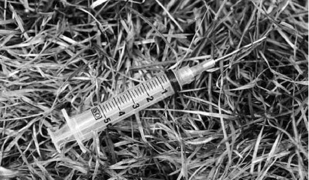 Narkomanska igla/ilustracija