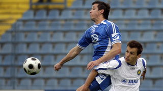 Varazdin, 080510.
Na gradskom stadionu u Varazdinu igra se 29. kolo prve HNL izmedju Varteksa i Zadra.
Na slici: Josip Golubar.
Foto: Zeljko Hajdinjak / CROPIX