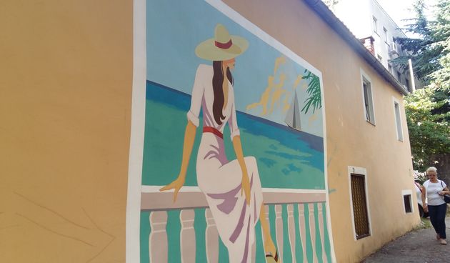 Mural Valentino Radman ulica Stjepana Radića