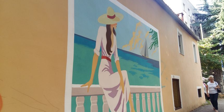 Mural Valentino Radman ulica Stjepana Radića Mural Valentino Radman ulica Stjepana Radića