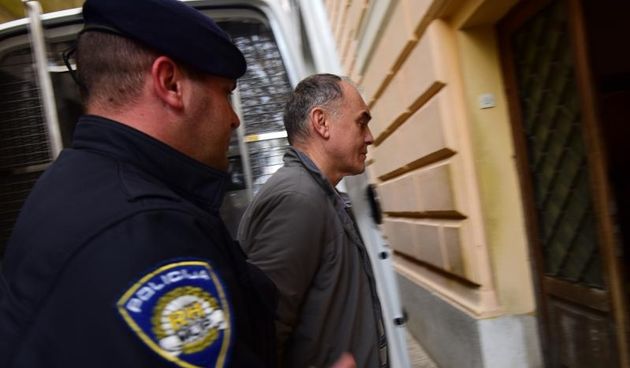 Zlatko Svircic osumnjicen zbog dvostrukog pokusaja ubojstva priveden je istraznom sucu. Photo: Dino Stanin/PIXSELL