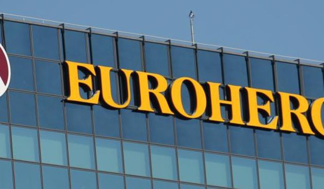 28.08.2013., Zagreb – Zgrada i zastitni znak Euroherc osiguravajuceg drustva. Photo: Zeljko Lukunic/PIXSELL