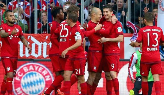 Slavlje nogometaša Bayerna, foto: twitter