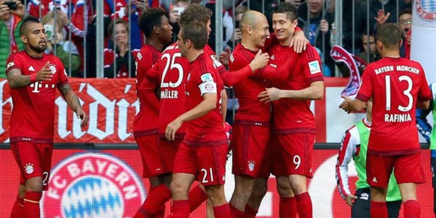Slavlje nogometaša Bayerna, foto: twitter Slavlje nogometaša Bayerna, foto: twitter