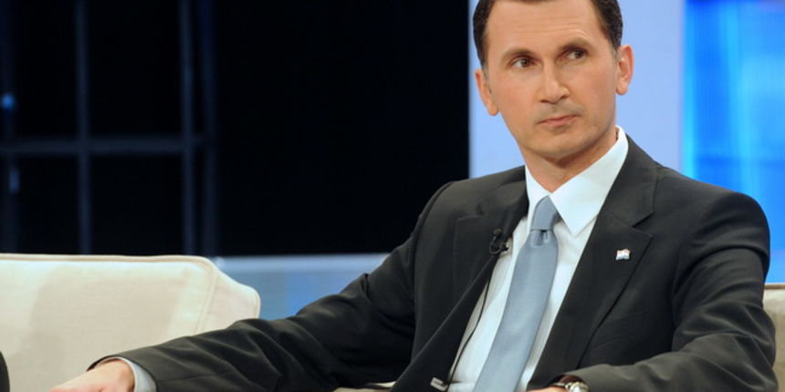 Zagreb, 221209.  Prisavlje 13, studio HRT-a. Suceljavanje predsjednickih kandidata. Na slici: Dragan Primorac. Foto: Damir Krajac / CROPIX