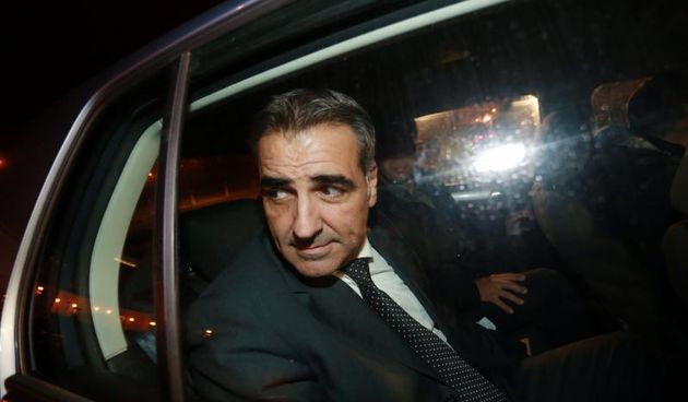 Policija je uz prisustvo uhicenog predsjednika Hrvatske gospodarske komore Nadana Vidosevica, osumnjicenog da je u aferi Remorker zloupotrijebio polozaj i ovlasti te, uz pomoc suradnika, iz HGK izvukao 32 milijuna kuna, pretresla prostorije HGK. Photo: Da