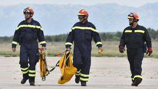 U sklopu Medjunarodne konferencije o gasenju pozara iz zraka (Aerial Firefighting Conference), u zrakoplovnoj bazi HRZ Zemunik odrzala se pokazna vjezba na kojoj su sudjelovali protupozarni avioni i helikopteri iz sastava 93. zrakoplovne baze u Zemuniku, U sklopu Medjunarodne konferencije o gasenju pozara iz zraka (Aerial Firefighting Conference), u zrakoplovnoj bazi HRZ Zemunik odrzala se pokazna vjezba na kojoj su sudjelovali protupozarni avioni i helikopteri iz sastava 93. zrakoplovne baze u Zemuniku,
