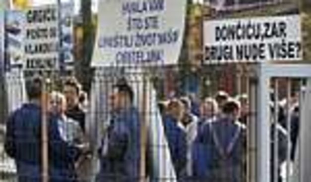 Novi prosvjed radnika Gredelja, foto: cropix