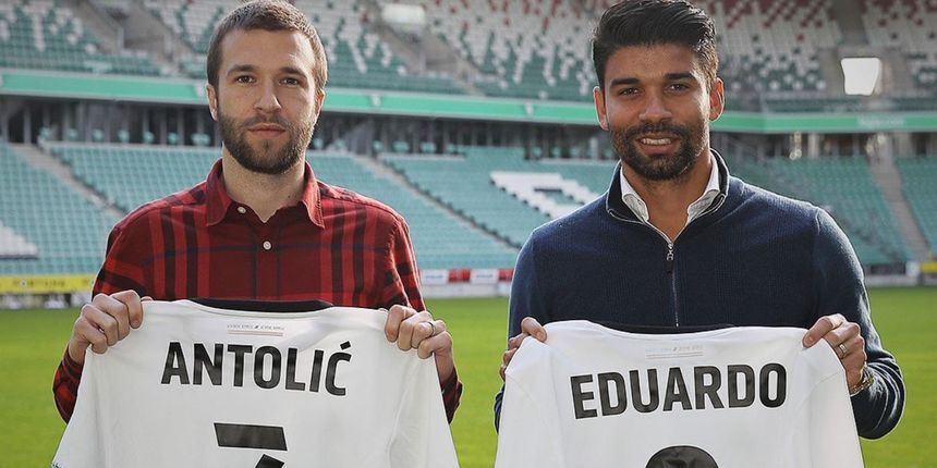 Domagoj Antolić i Eduardo da Silva Domagoj Antolić i Eduardo da Silva