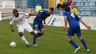 Stadion Stanovi, Zadar – Nogometna utakmica 26. kola MAXtv Prve HNL, NK Zadar – NK Slaven Belupo 2-1. Photo: Dino Stanin/PIXSELL